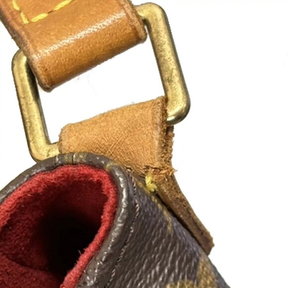 LOUIS VUITTON LV Tambourine Shoulder Bag Monogram Leather Brown - Picture 13 of 16